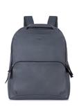 Gray leather men's backpack TORMS-0405-95(Z23)