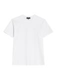 Biały t-shirt męski z bawełny merceryzowanej TSHMT-0156-0A(Z26)
