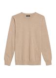 Camelowy bawełniany sweter męski SWEMT-0114A-1D(Z26)