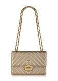 Gold quilted women's handbag TOREC-0528B-28(Z24)