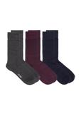 Set of men's basic socks ZESMT-0041-15(Z24)