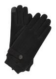 Czarne ocieplane rękawiczki męskie REKMS-0077-99(Z23)