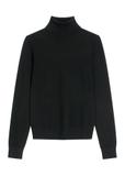 Czarny sweter damski z golfem SWEDT-0272-99(Z26)