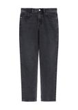 Czarne spodnie jeansowe męskie JEAMT-0024-99(W25)