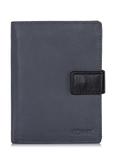 Graphite leather men's wallet PORMS-0543-95(Z23)