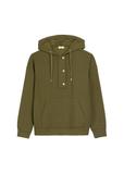 Bluza damska khaki z kapturem BLZDT-0111A-8D(W26)