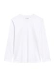 Biały longsleeve męski LSLMT-0008-0A(Z26)