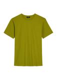 Oliwkowy T-shirt męski TSHMT-0120-8E(W26)
