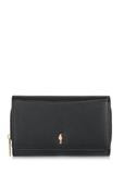 Duży czarny skórzany portfel damski PORES-0801R-9I(W26)