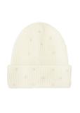 Biała czapka damska z wełną CZADT-0202-11(Z25)