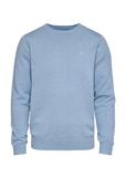 Blue men's sweater with a logo SWEMT-0114-63(Z24)