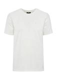 Biały bawełniany T-shirt męski TSHMT-0120-11(W25)