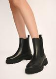 Czarne sztyblety damskie BUTYD-1182-99(Z25)