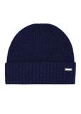 Granatowa czapka damska z wełną CZADT-0210-7E(Z26)