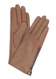Skórzane rękawiczki damskie z suwakiem REKDS-0003-81(Z23)