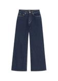Jeansowe granatowe spodnie damskie JEADT-0013-7D(Z26)
