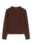 Brązowy sweter damski z kaszmiru i wełny SWEDT-0251A-1H(Z26)