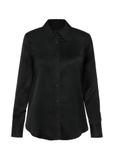 Airy black women's shirt KOSDT-0159-99(Z24)