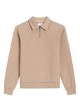 Beżowa bawełniana bluza męska BLZMT-0081-1D(Z26)