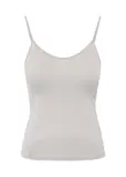 Beige women's tank top BLUDT-0175-80(Z24)