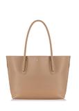 Ciemnobeżowa torebka shopper damska TOREC-0938-1C(W26)