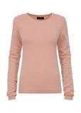 Różowa bluzka damska z dżetami LSLDT-0039-34(W23)