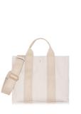 Kremowa damska torebka typu tote bag TOREN-0288A-12(W25)