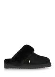 Black slip-on snow boot style slippers BUTYD-1137-99(Z24)