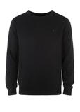 Czarny sweter męski basic SWEMT-0114-99(Z23)