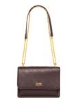 Bordowa torebka damska z monogramem TOREC-1155-4P(Z26)