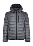 Gray men's winter jacket KURMT-0249-91(Z24)