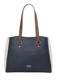 Granatowa torebka shopper damska TOREC-1260-7E(Z26)