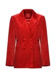 Red elegant women's jacket ZAKDT-0038-42(Z24)