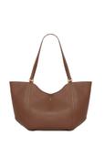 Jasnobrązowa torebka damska typu shopper TOREC-1296-3D(Z26)