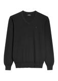 Czarny sweter męski z logo SWEMT-0159A-99(Z26)