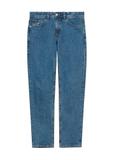 Ciemnoniebieskie spodnie jeansowe męskie JEAMT-0024-61(Z25)