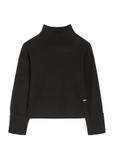 Czarny sweter damski z wełny SWEDT-0244-99(Z25)