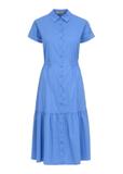 Rozkloszowana sukienka z falbanką SUKDT-0160-61(W23)