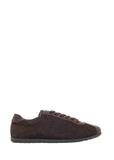 Ciemnobrązowe skórzane sneakersy damskie BUTYD-1293-1I(Z26)