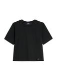 Krótki T-shirt z bawełny merceryzowanej TSHDT-0147-99(Z25)