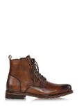 Brown leather men's boots BUTYM-0469-89(Z24)