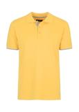 Żółta koszulka polo POLMT-0045A-21(W23)