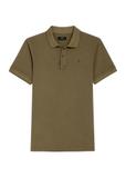 Męska koszulka polo w kolorze khaki POLMT-0055A-8D(W26)
