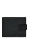 Skórzany zapinany czarny portfel męski PORMS-0606-99(W24)