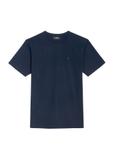 T-shirt męski w kolorze granatowym TSHMT-0130-68(Z25)