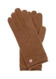 Kaszmirowe karmelowe rękawiczki damskie REKDT-0020-24(Z23)