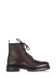 Brown leather men's boots BUTYM-0402B-89(Z24)