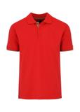 Czerwona koszulka polo męska POLMT-0045A-40(W24)