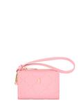 Różowy mały portfel damski z rączką POREC-0407-5B(W26)