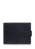 Granatowy skórzany portfel męski PORMS-0465A-69(W23)
